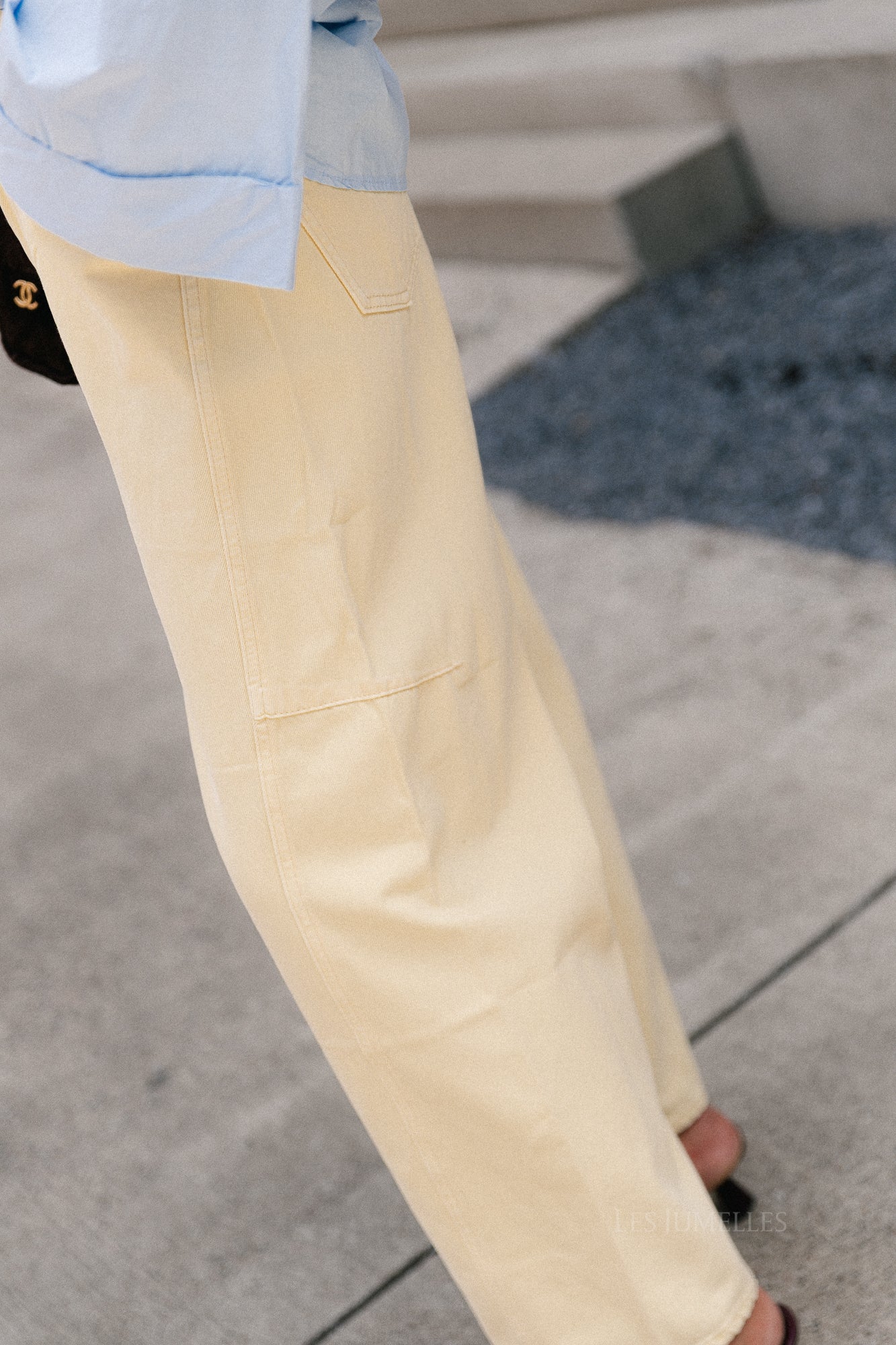 Laurie barrel fit jeans butter yellow