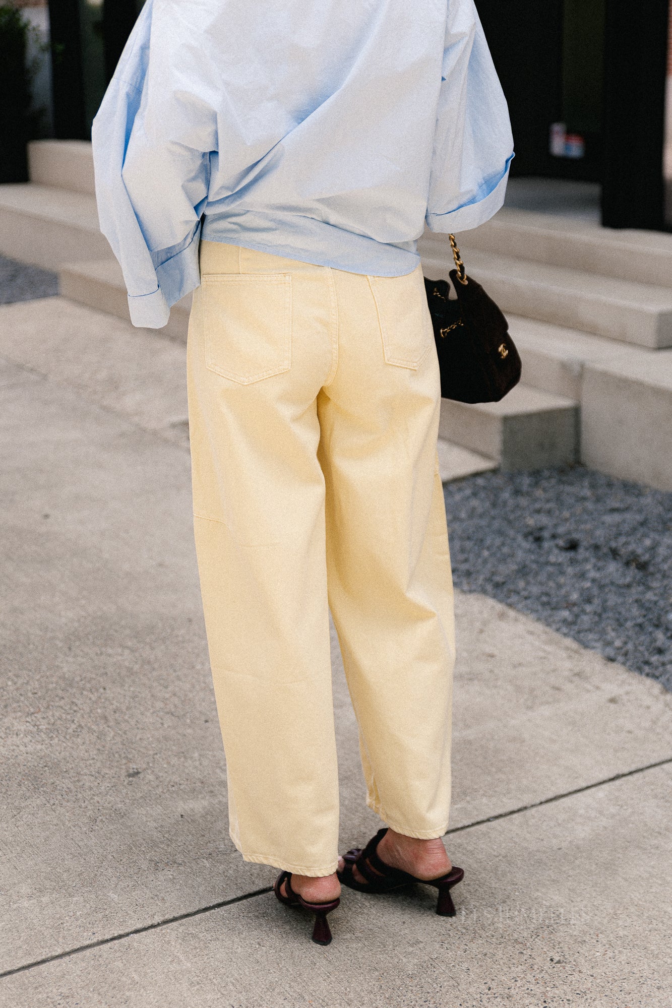 Laurie barrel fit jeans butter yellow
