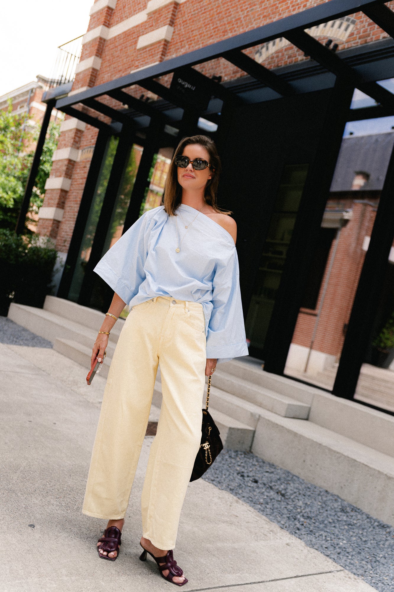 Laurie barrel fit jeans butter yellow