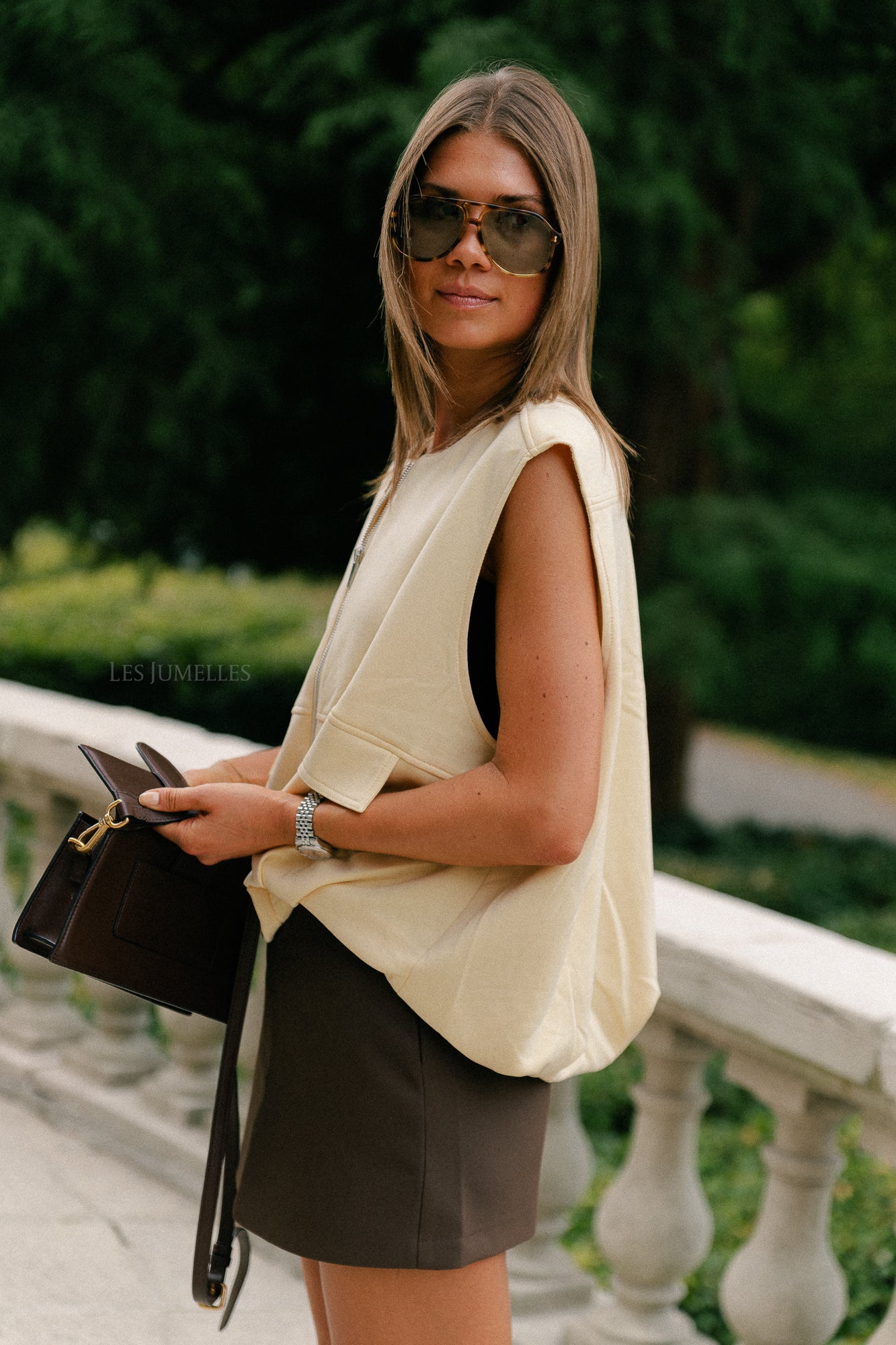 Lexie utility vest butter yellow