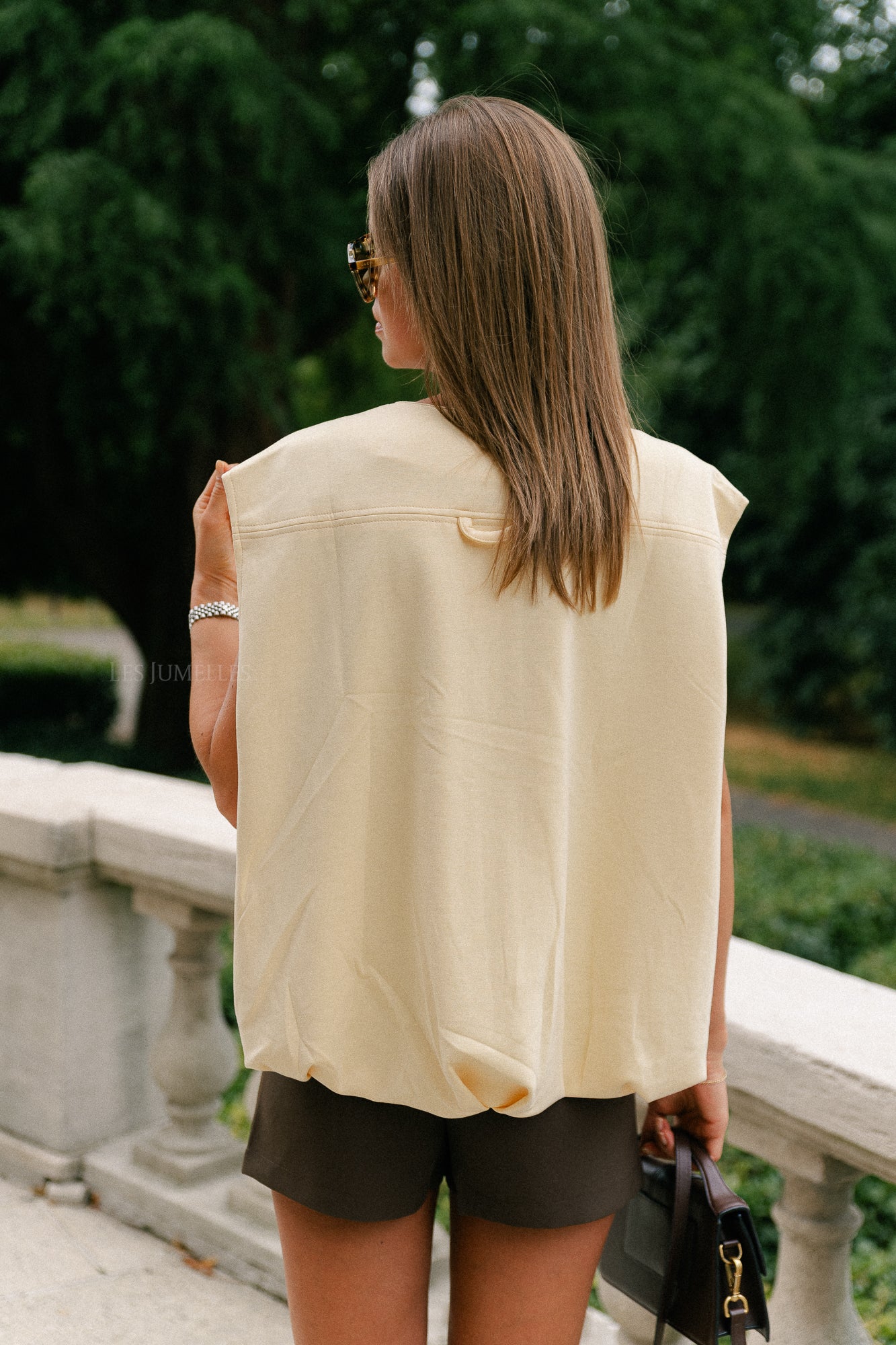 Lexie utility vest butter yellow