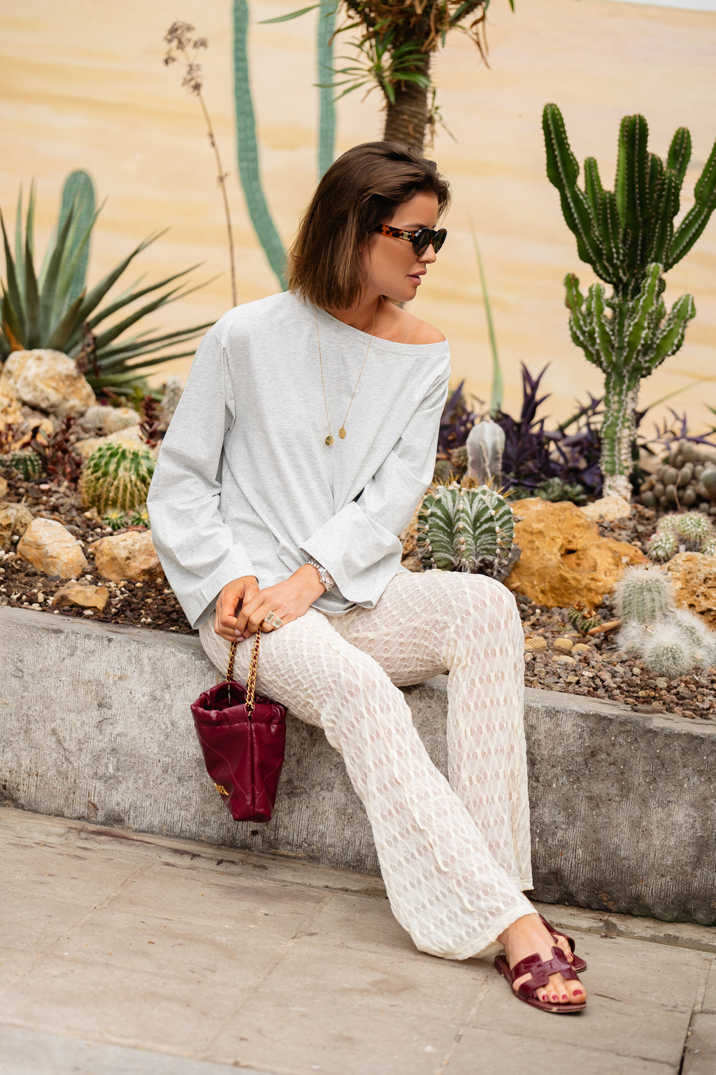 Licagz flared pant afterglow