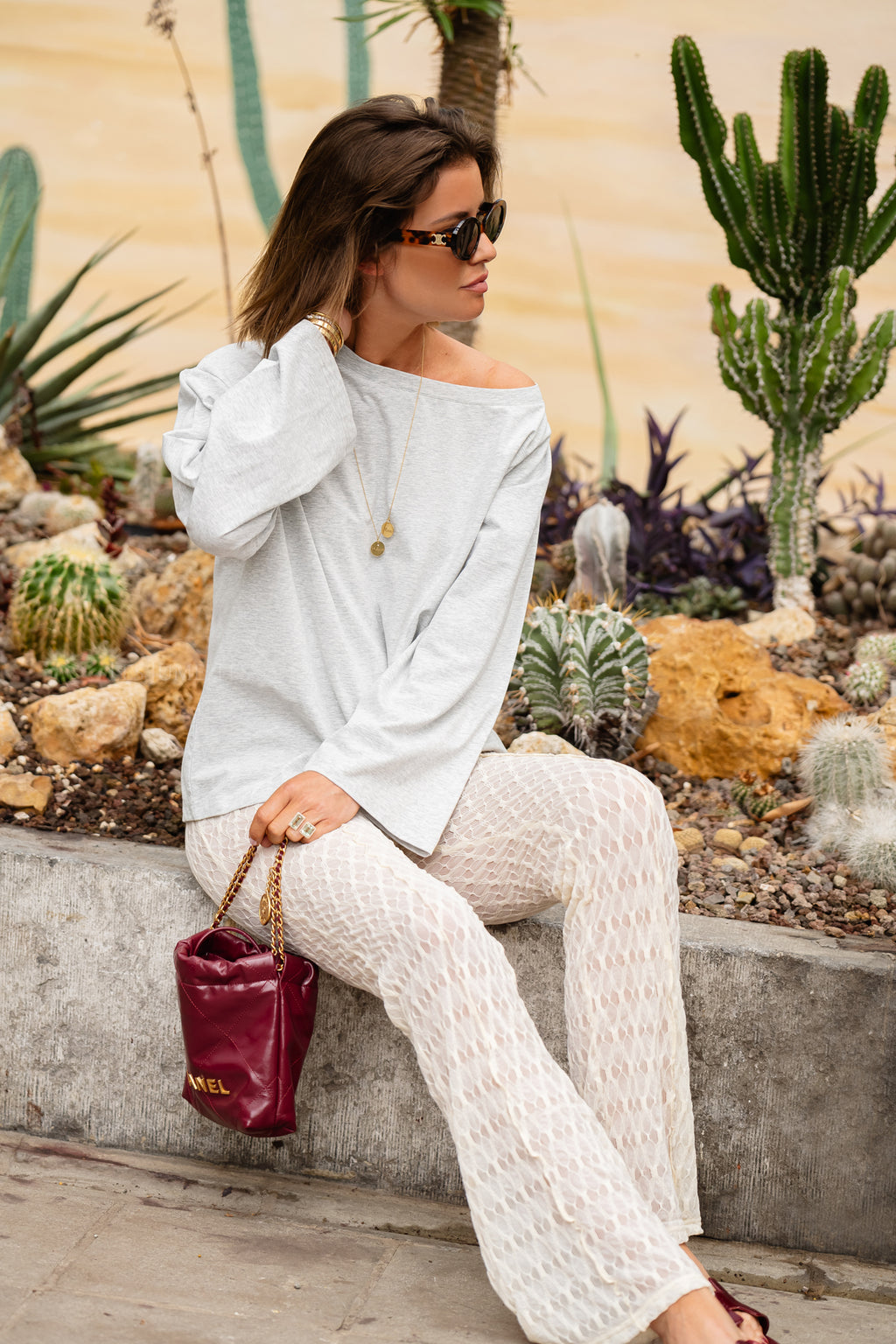 Licagz flared pant afterglow
