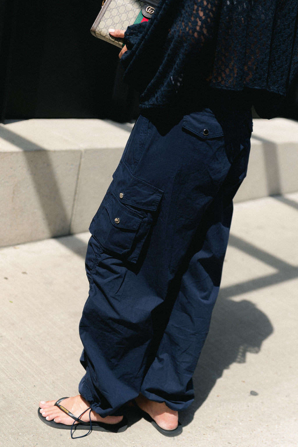 Alix cargo pants navy