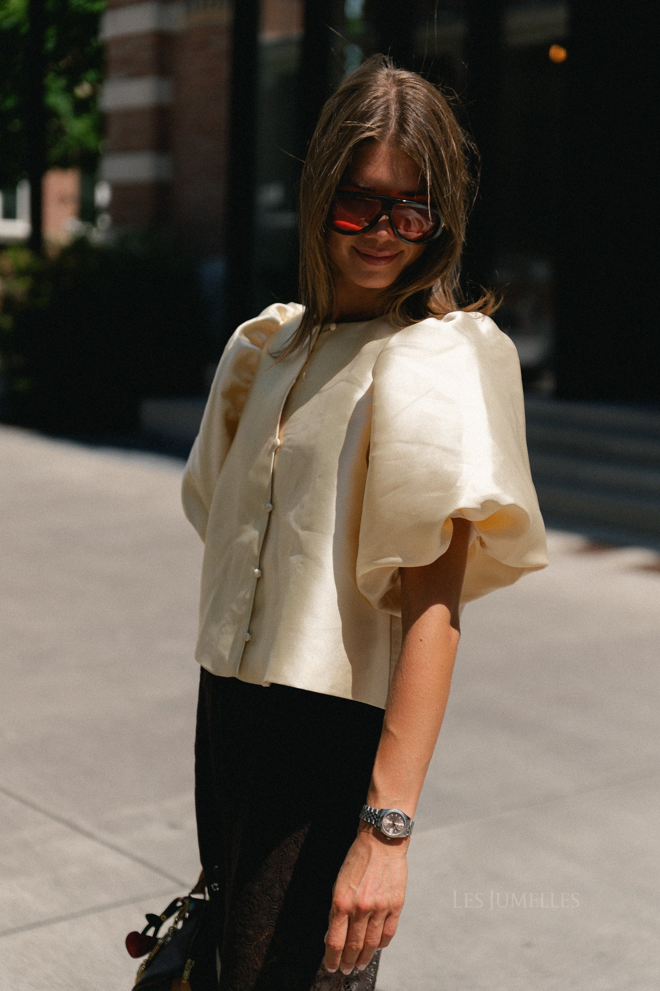 Charlotte blouse butter yellow