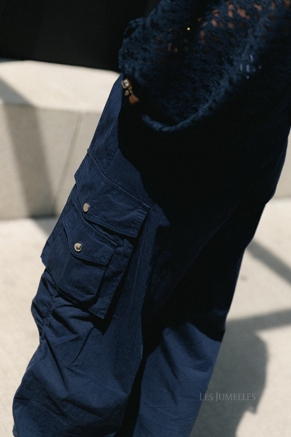 Alix cargo pants navy