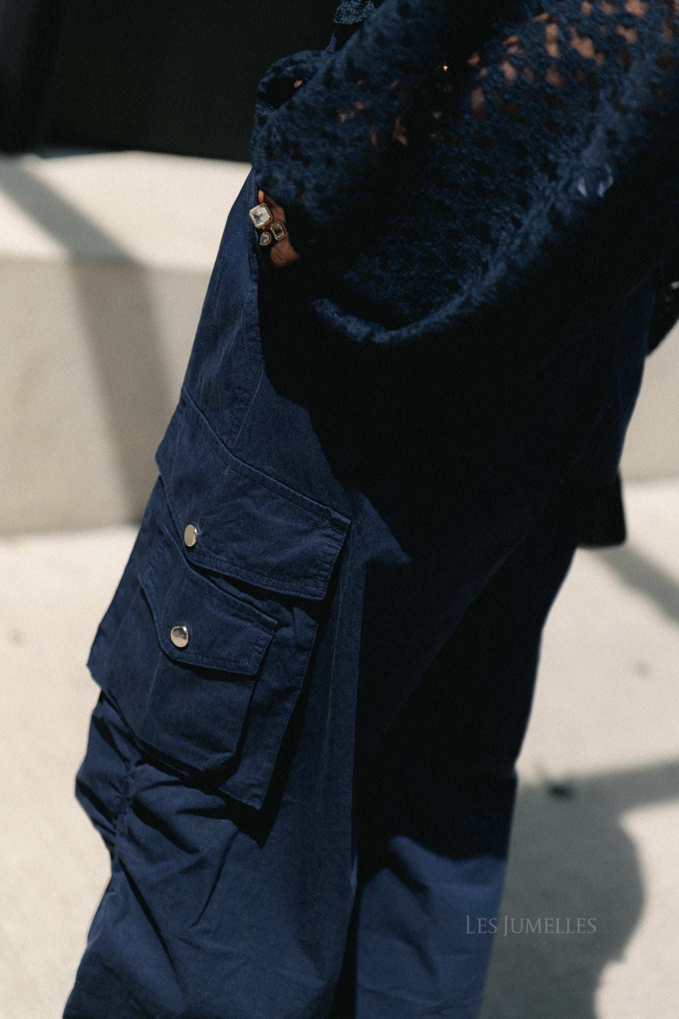 Alix cargo pants navy