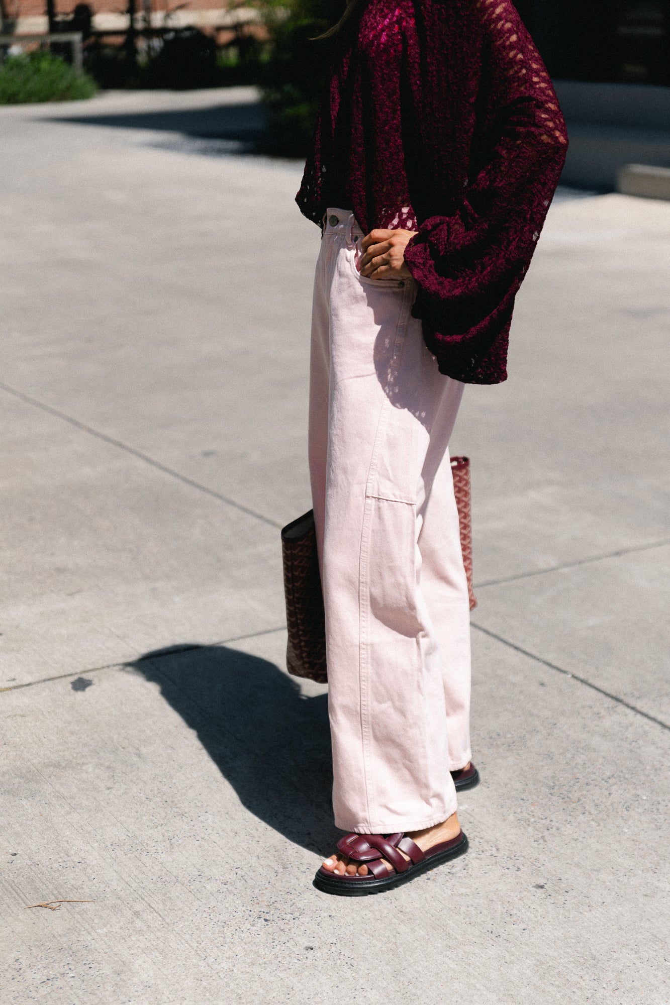 Laurie barrel fit jeans pink