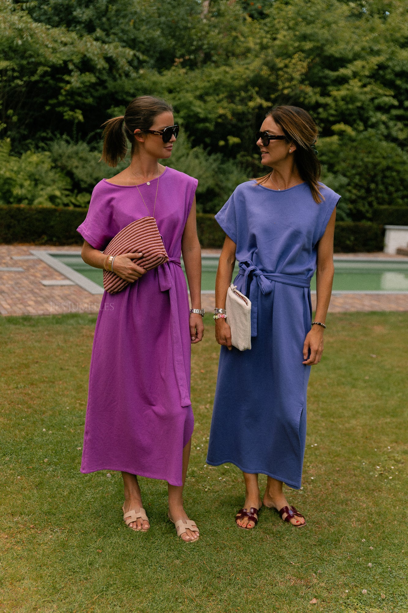 Freya long dress purple