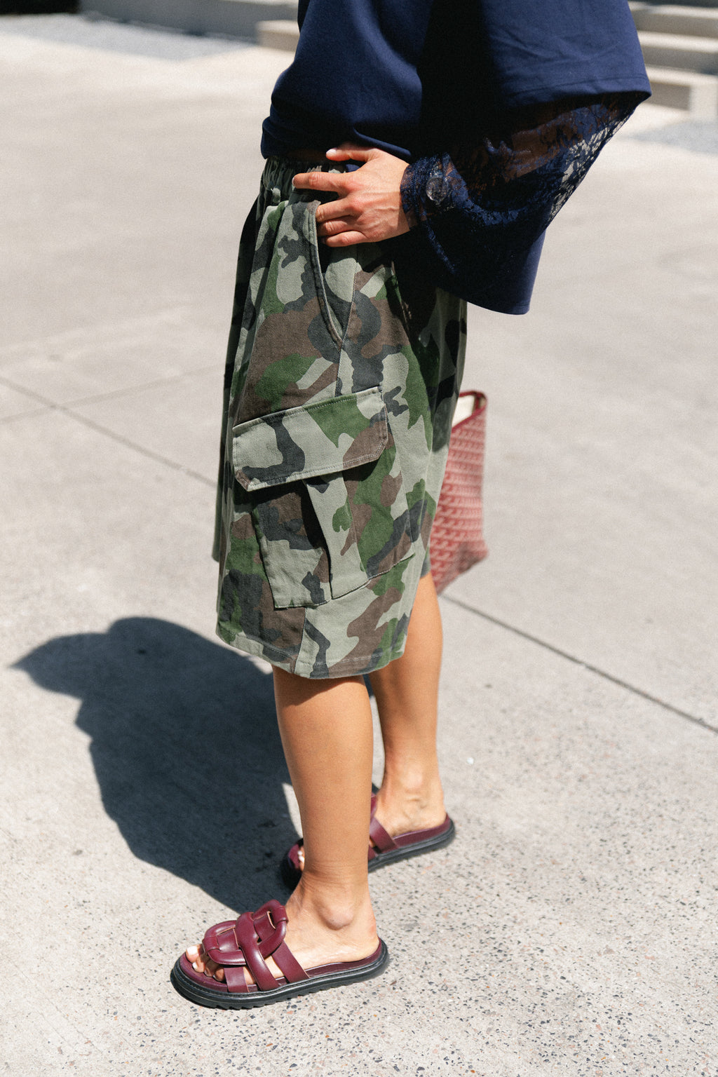 Blair bermuda camouflage print