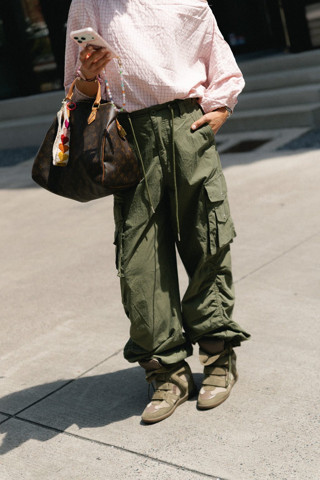 Alix cargo pants khaki