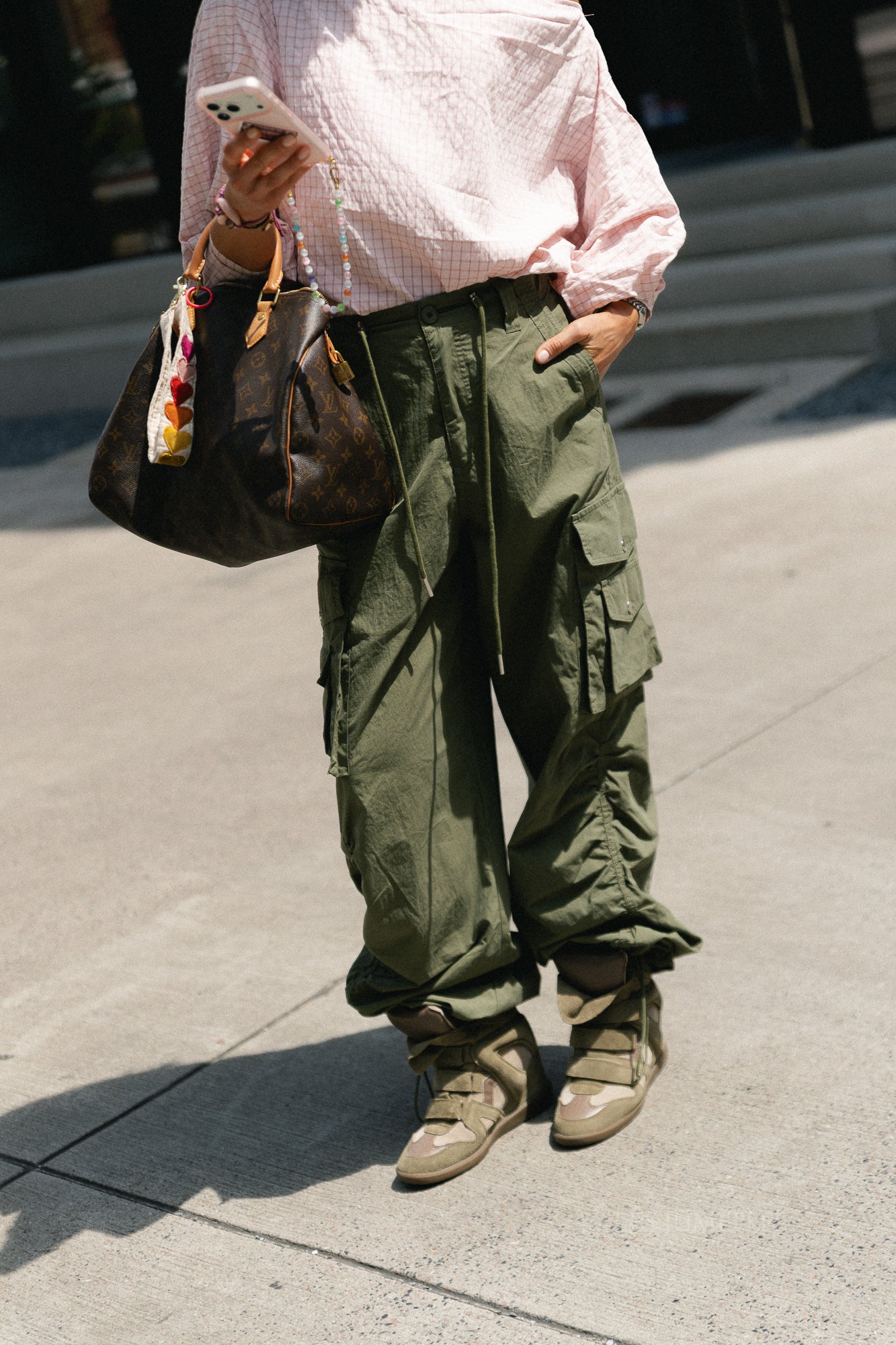 Alix cargo pants khaki