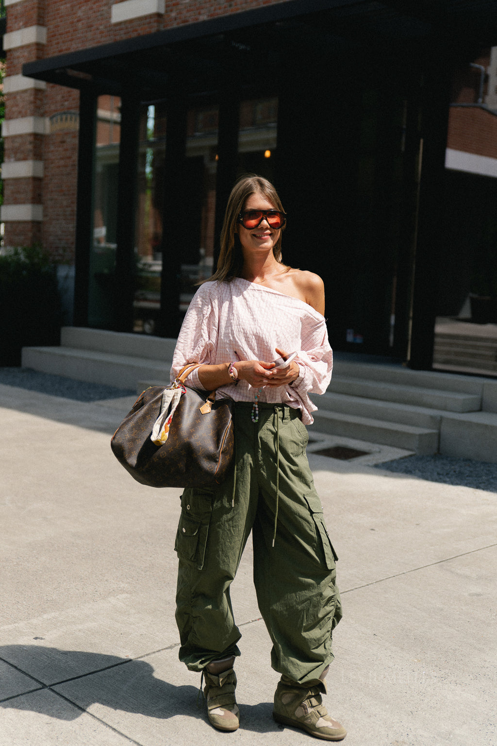 Alix cargo pants khaki