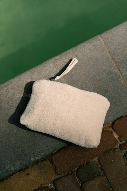 Les Jumelles Pia make up bag ecru