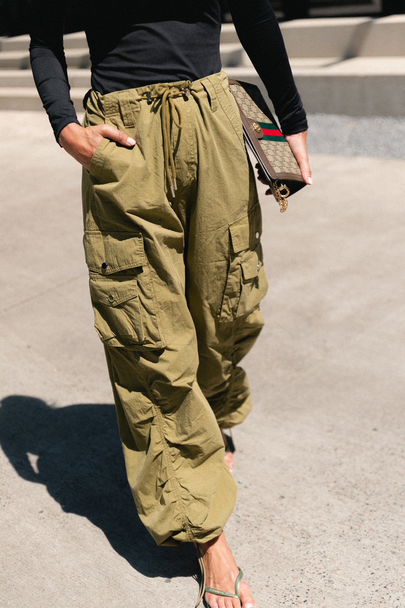 Alix cargo pants olive