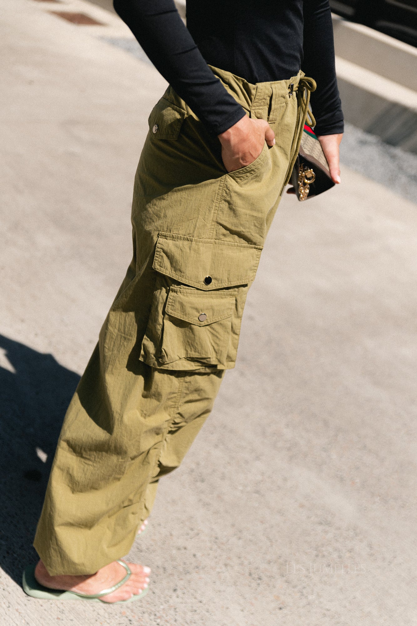 Alix cargo pants olive