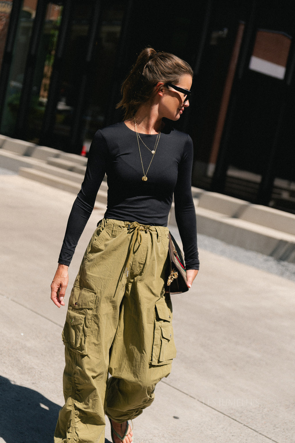 Alix cargo pants olive