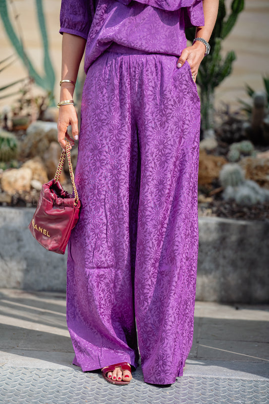 Les Jumelles Rosie pants purple