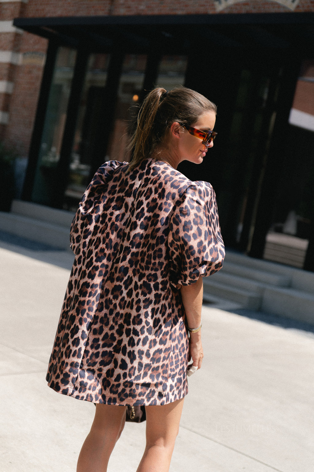 Charlotte dress leopard