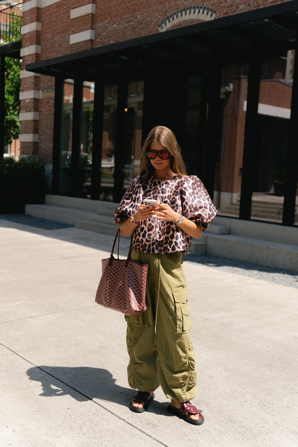 Alix cargo pants olive