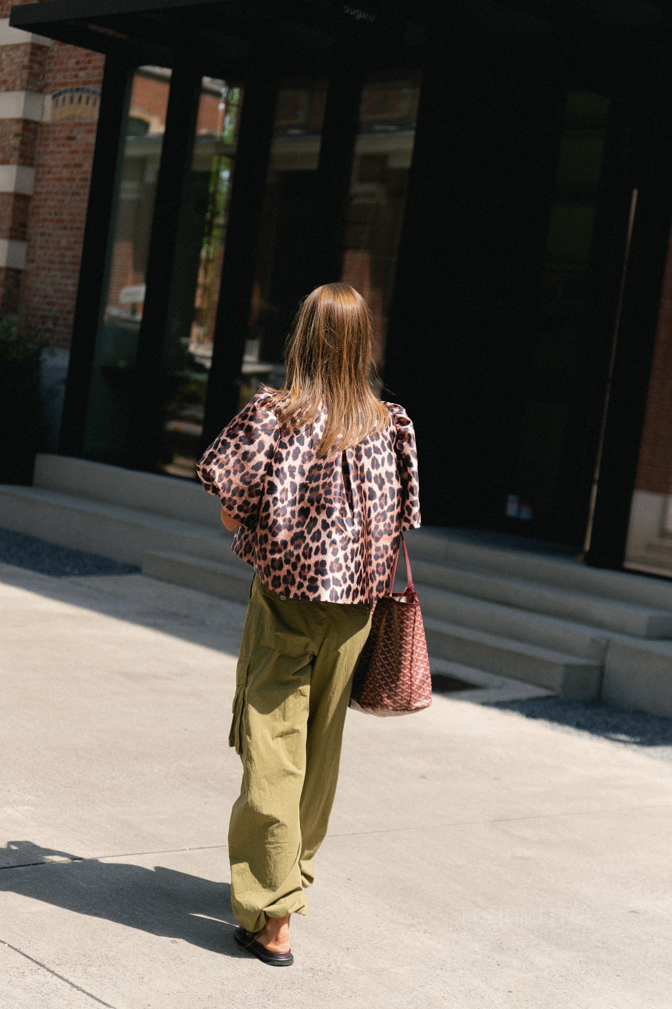 Charlotte blouse leopard