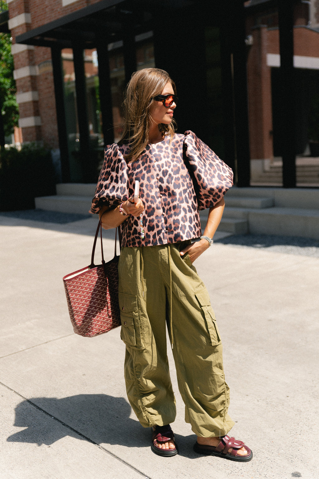 Alix cargo pants olive