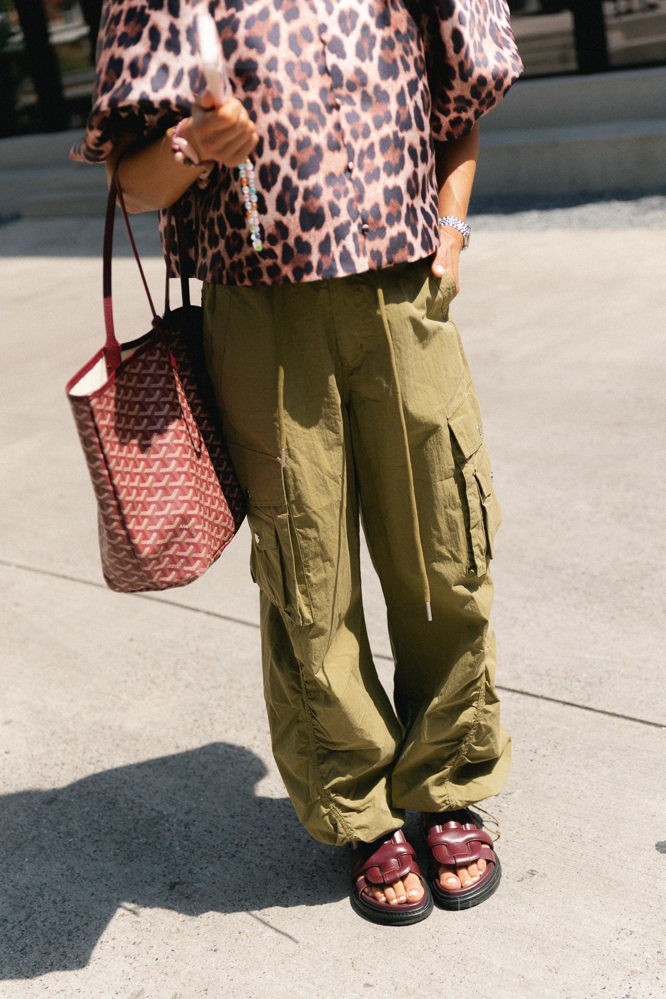 Alix cargo pants olive