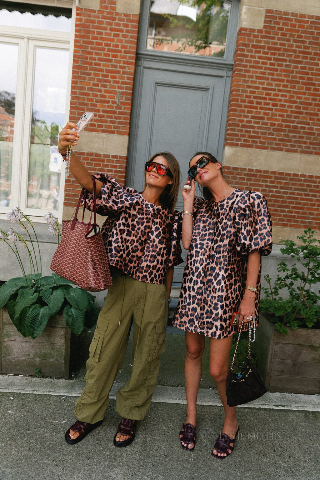 Charlotte dress leopard