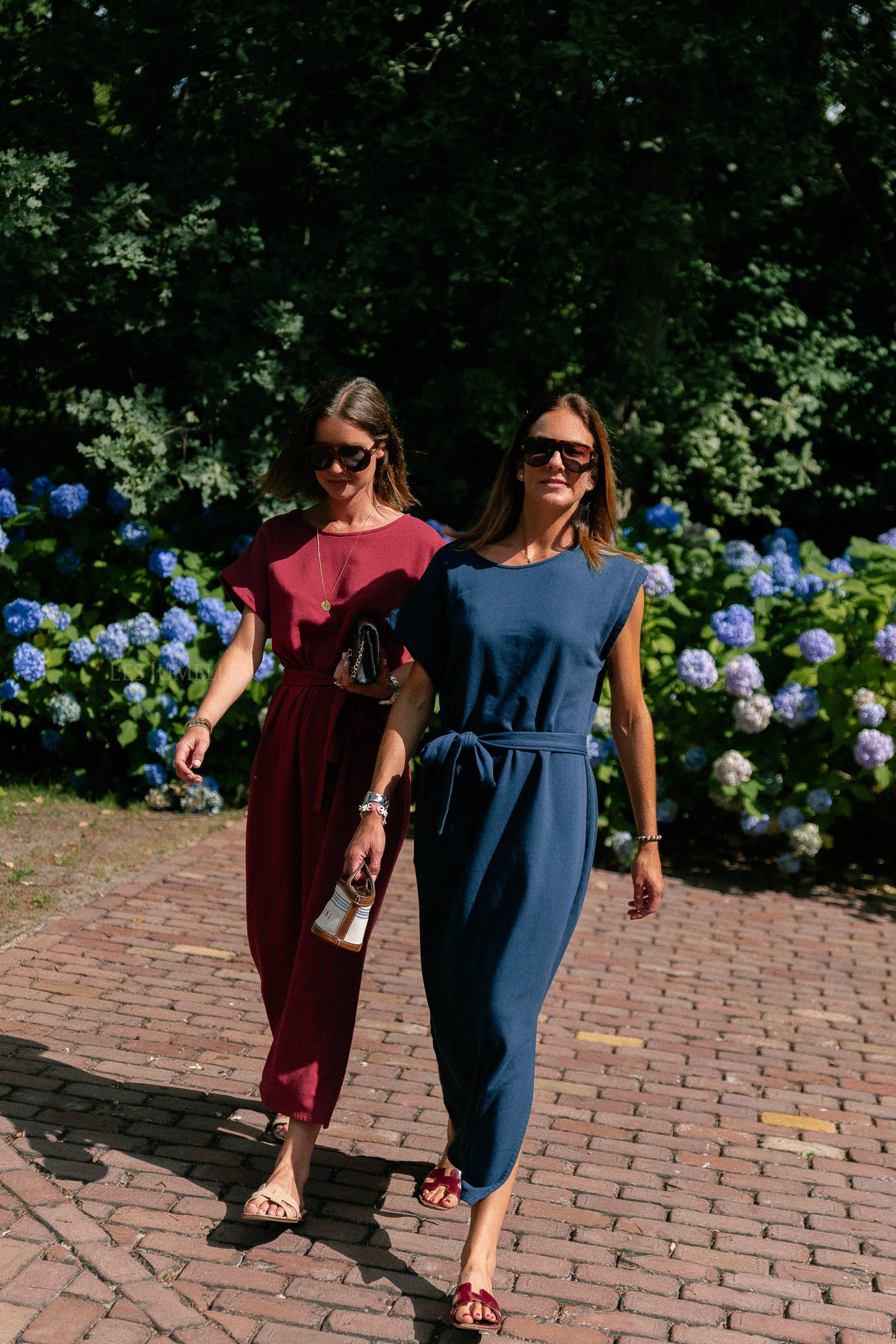 Freya long dress burgundy