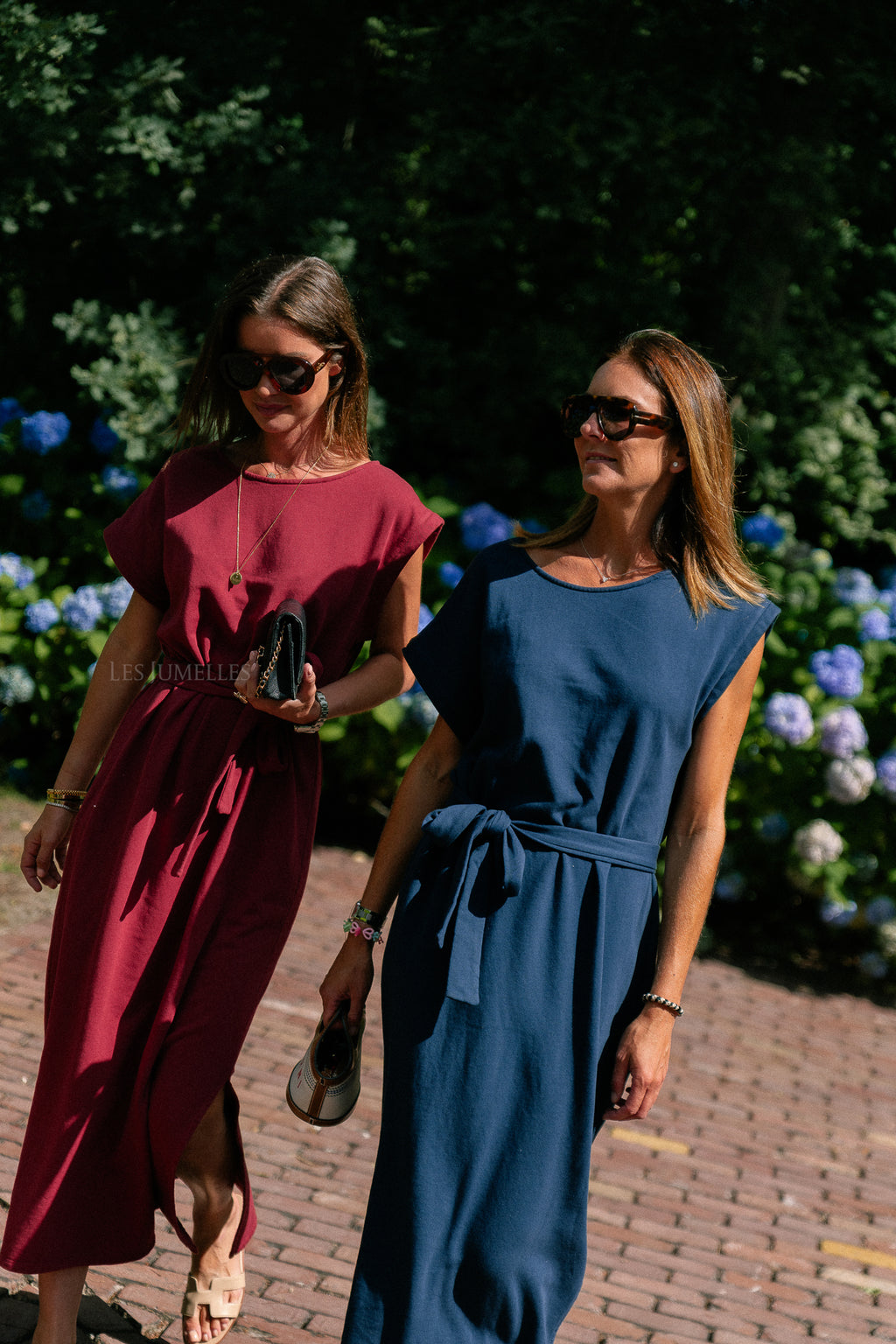 Freya long dress burgundy