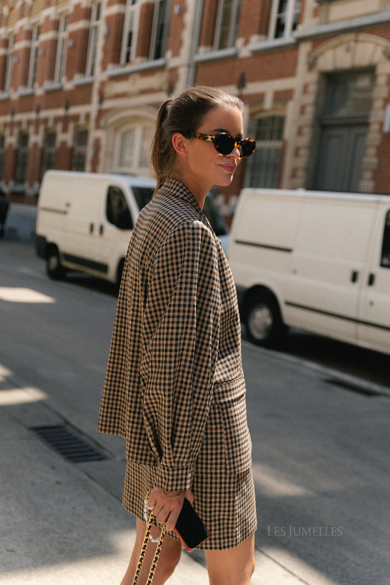 VIEsmeralda LS blazer coffee bean/black