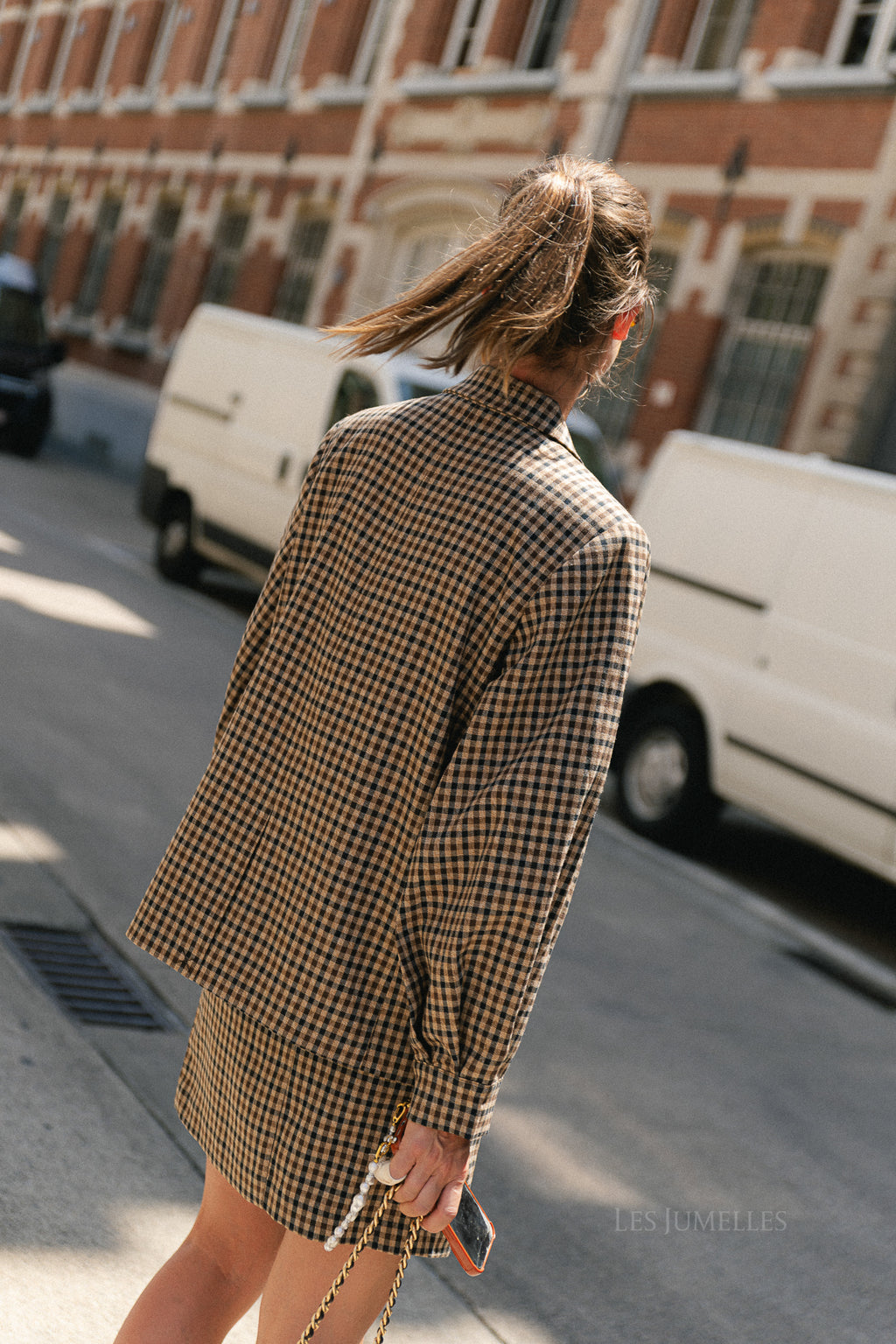 VIEsmeralda LS blazer coffee bean/black