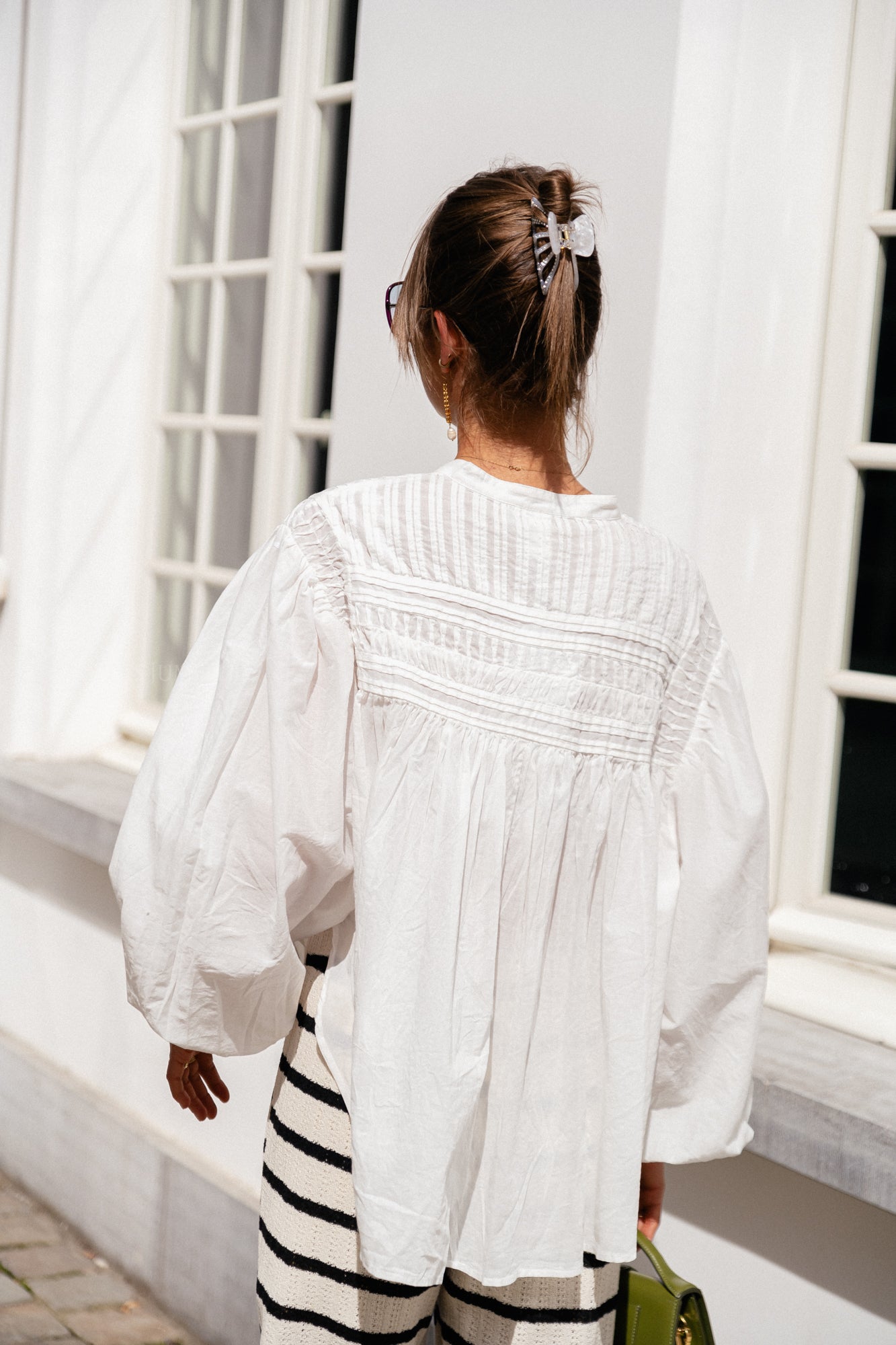 YASPintu LS chemise étoile blanc