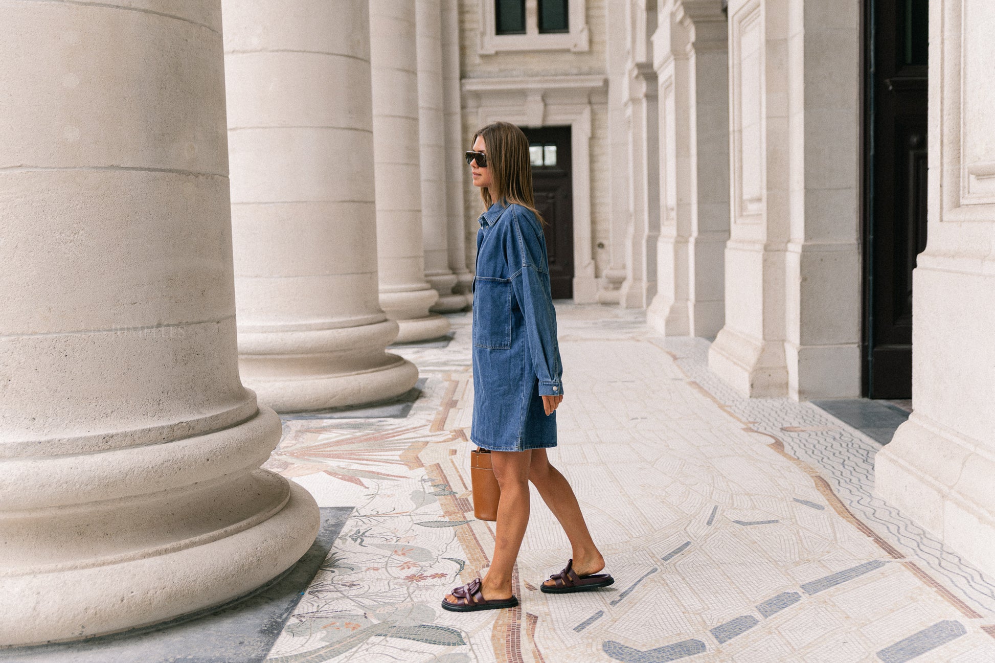 Jacky denim dress medium blue