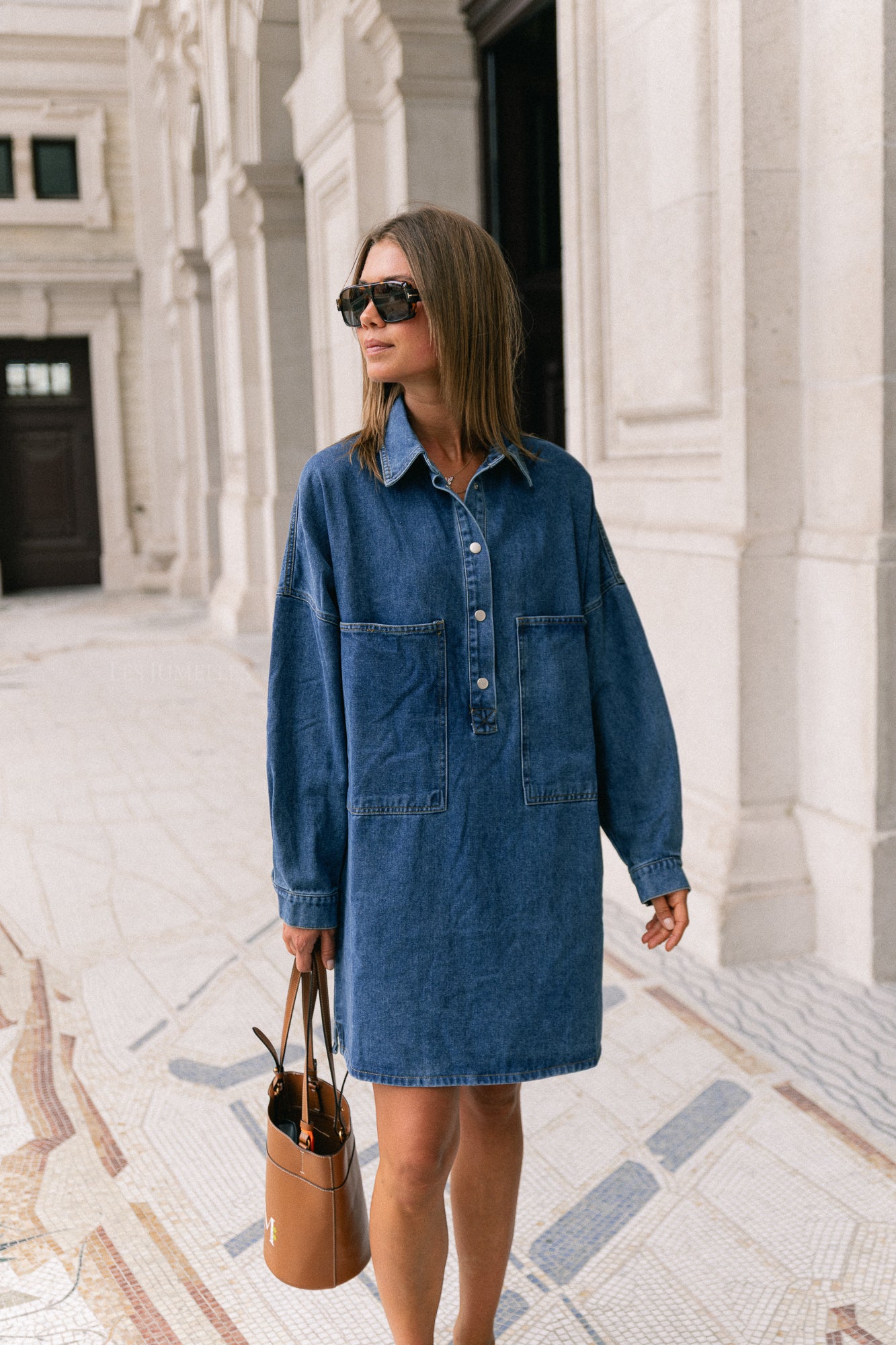 Jacky denim dress medium blue