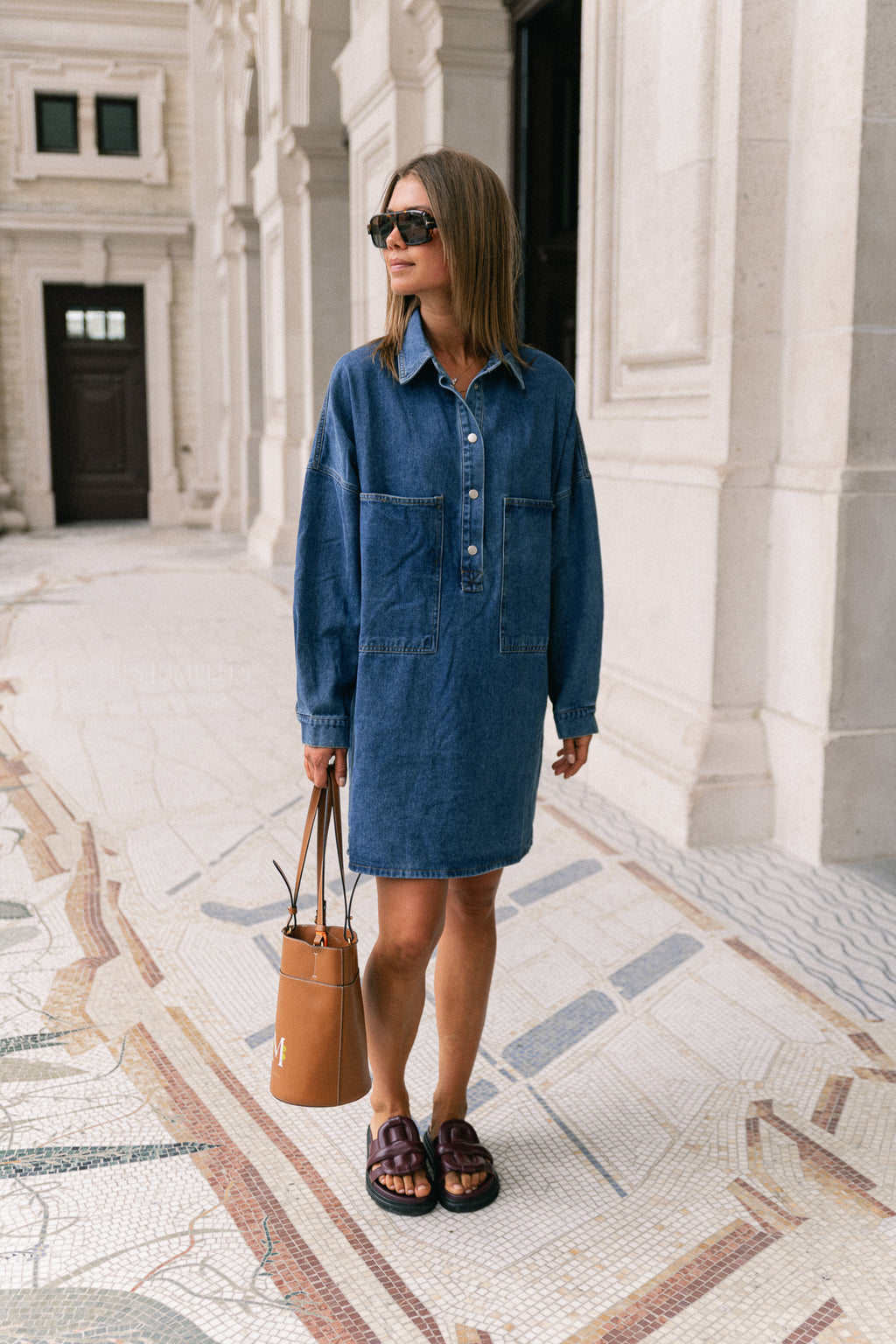 Jacky denim dress medium blue