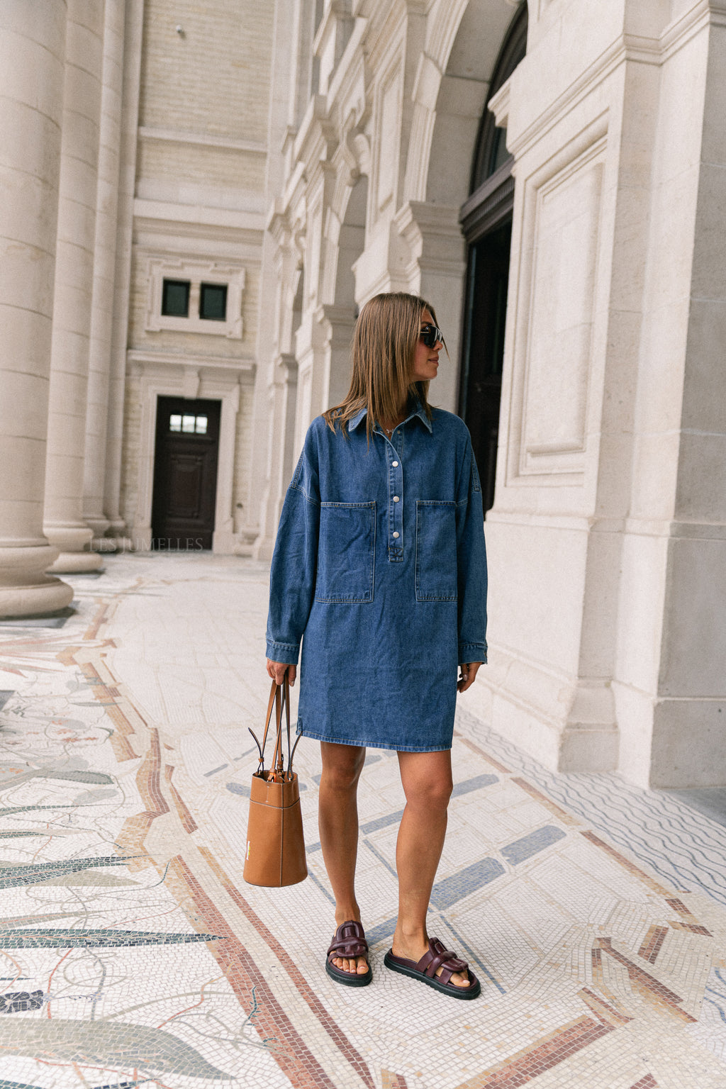 Jacky denim dress medium blue