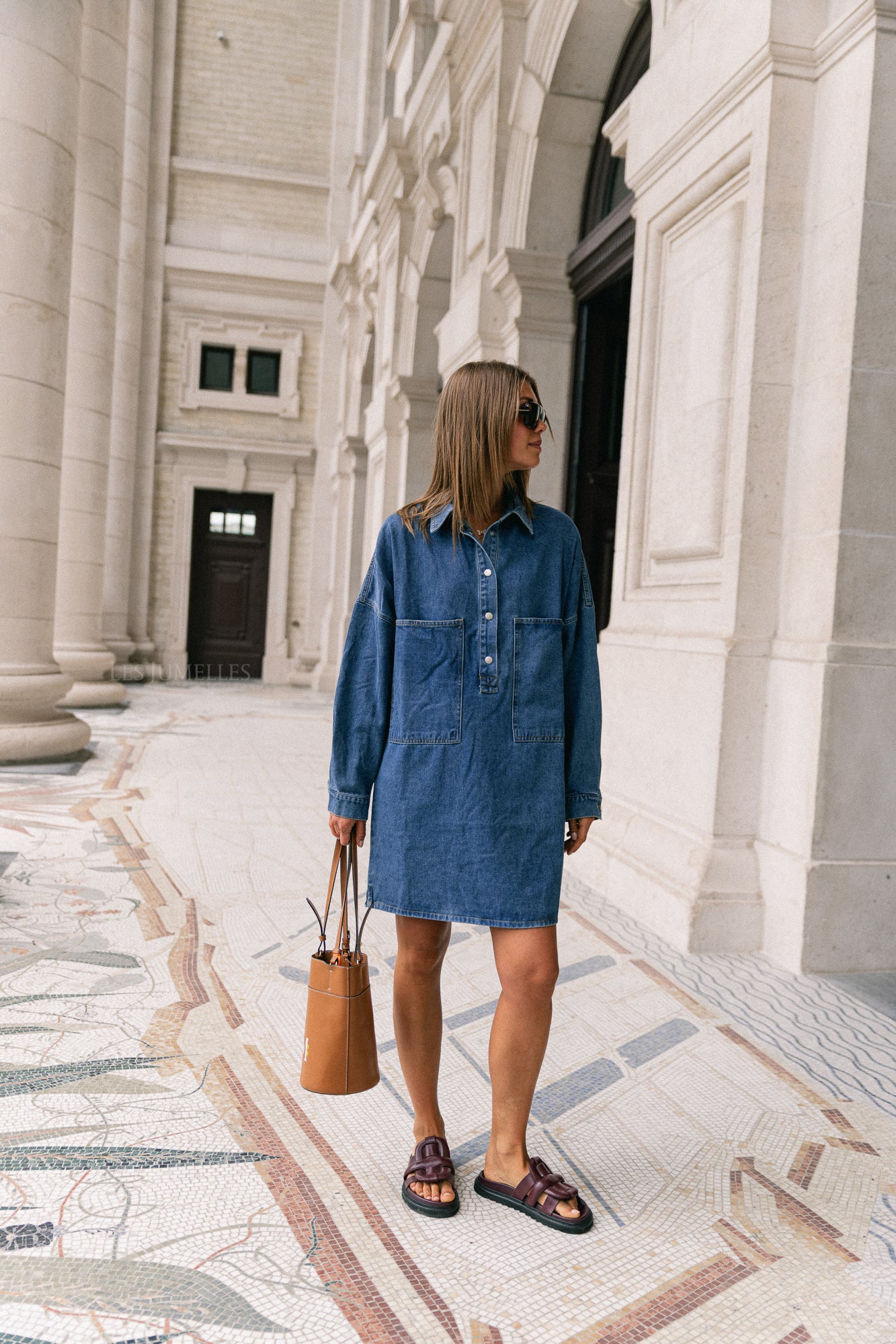 Jacky denim dress medium blue