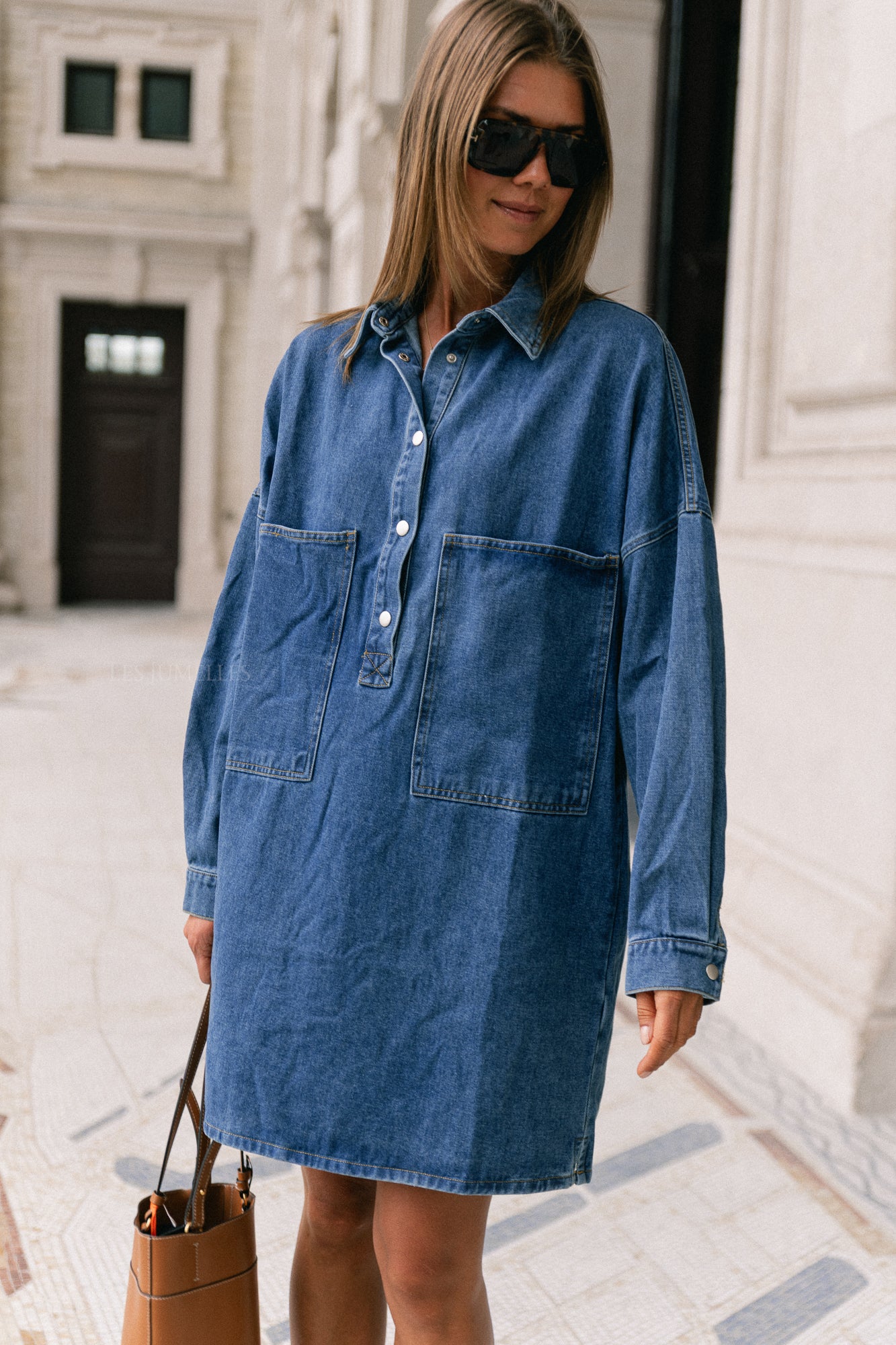Jacky denim dress medium blue