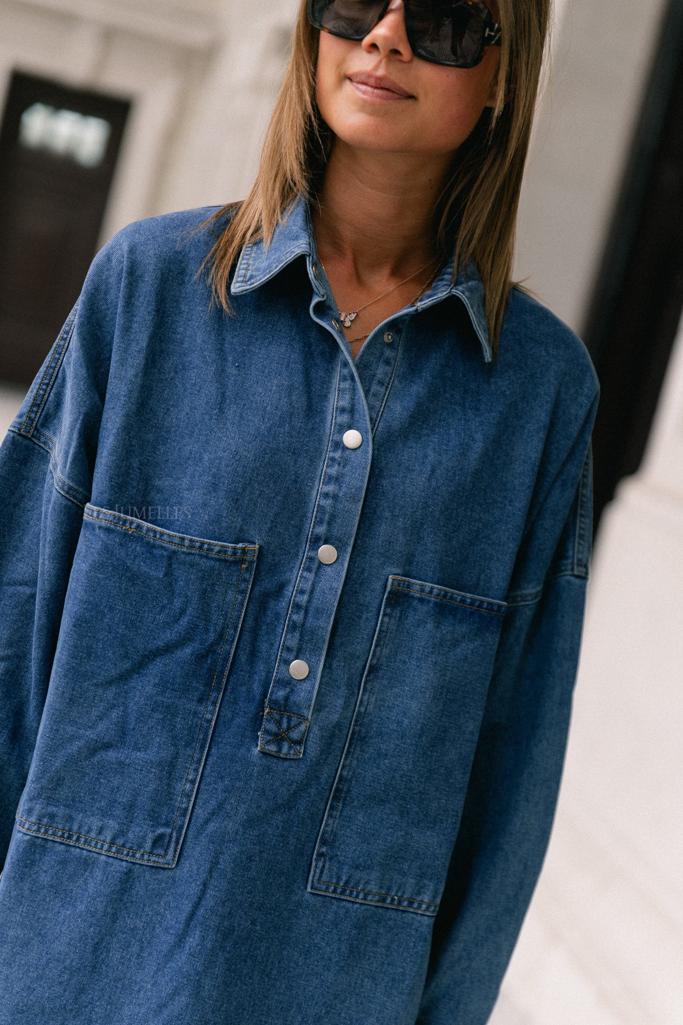 Jacky denim dress medium blue
