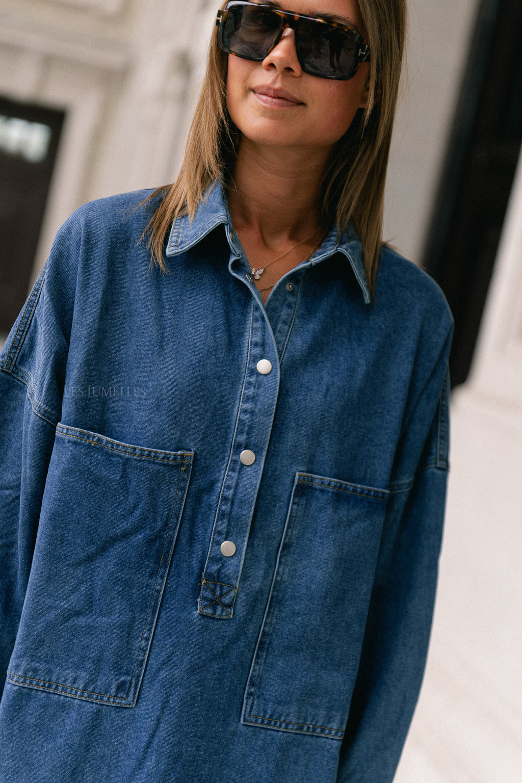 Jacky denim dress medium blue