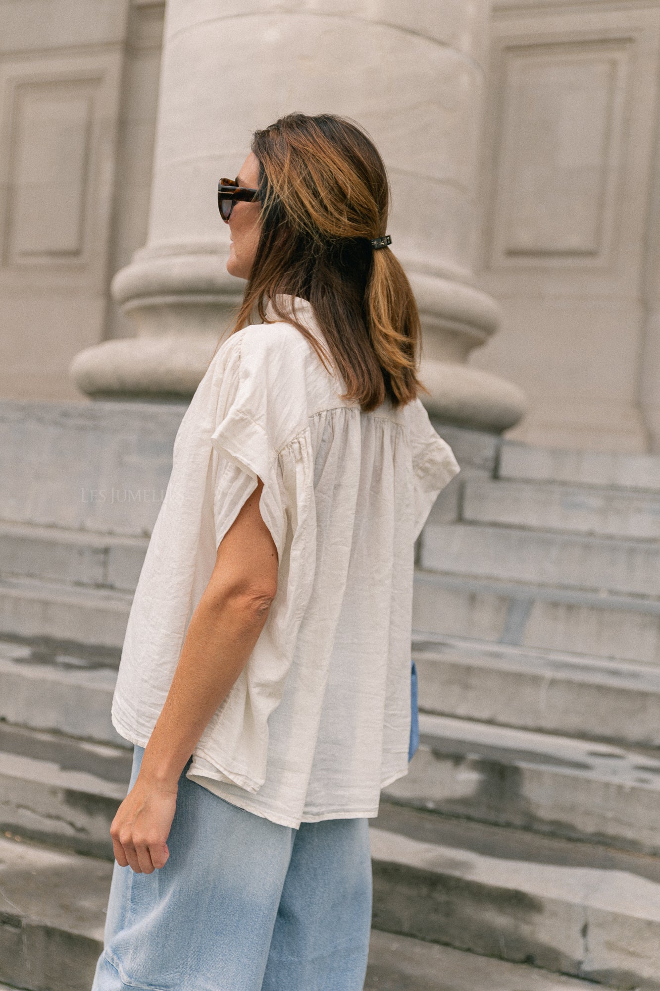 Portia blouse ecru