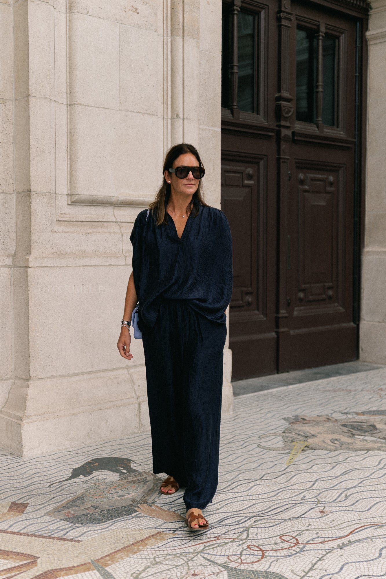 Chemise Celia SS bleu marine