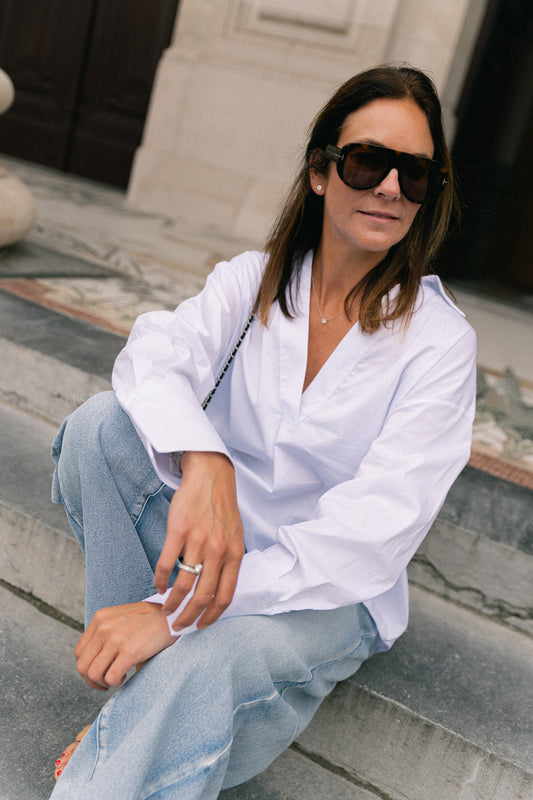 Les Jumelles Lianne shirt white