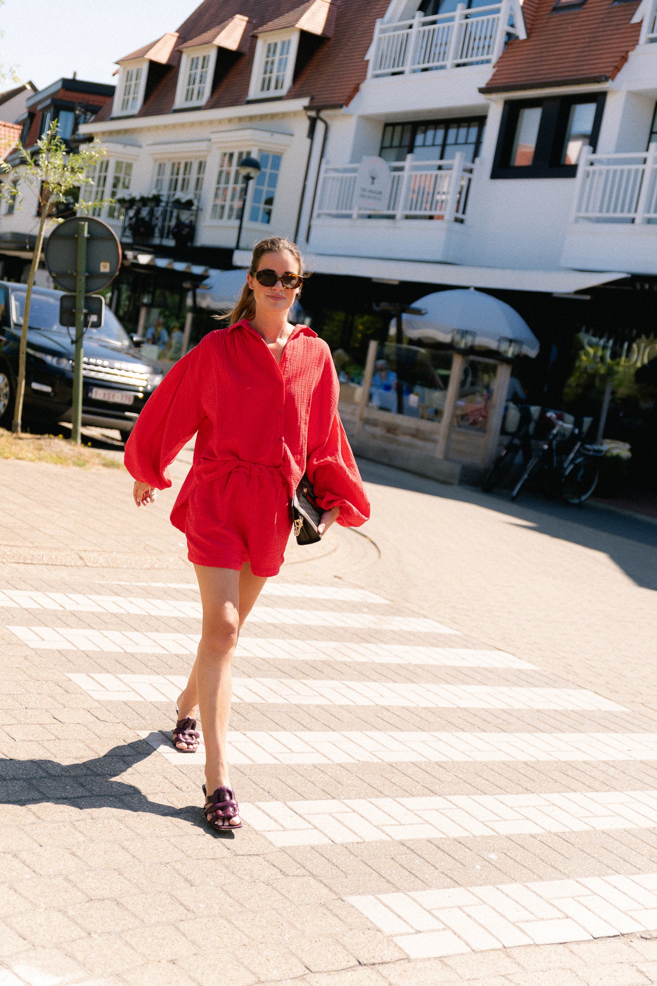 Abigail set poppy red