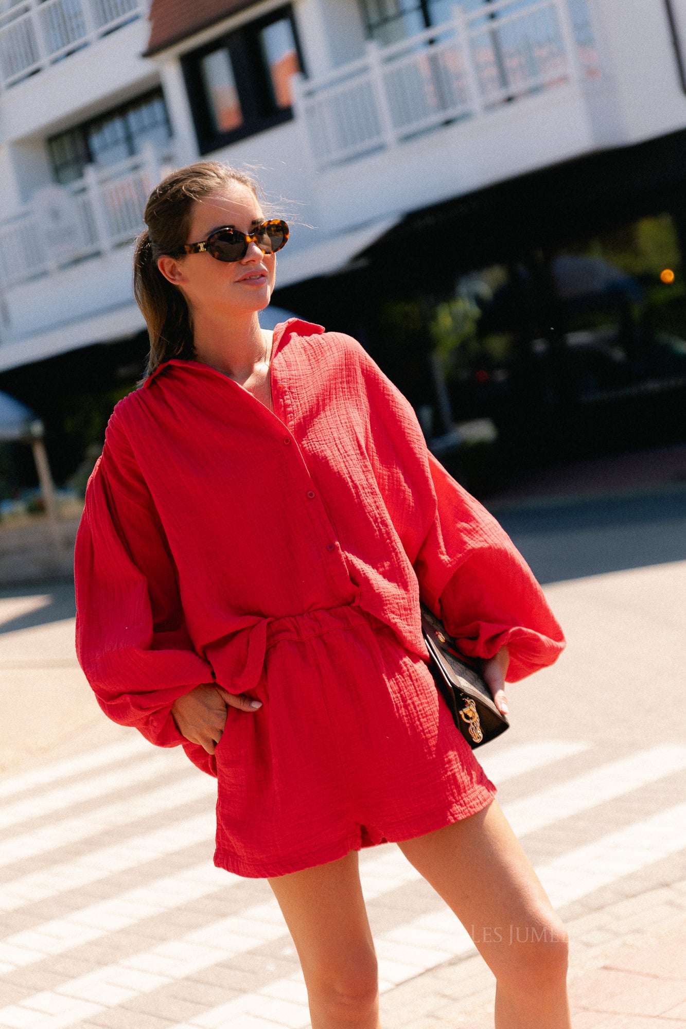 Abigail set poppy red