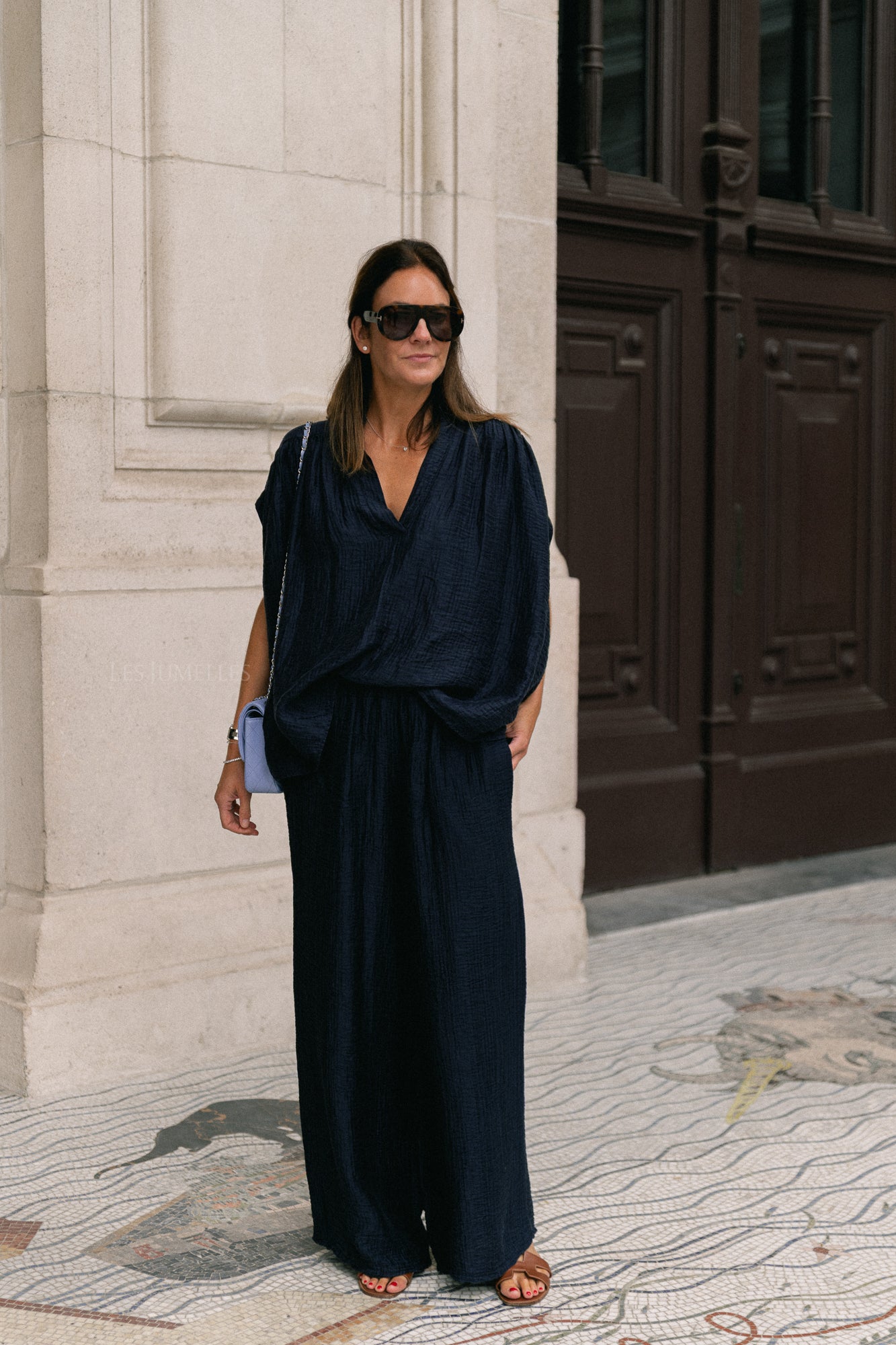 Chemise Celia SS bleu marine