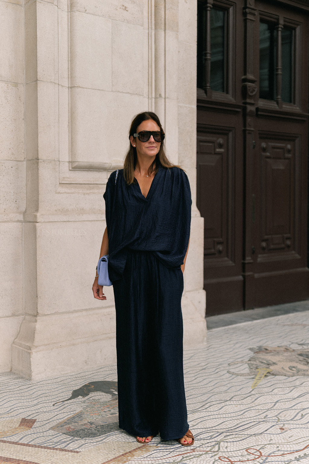 Chemise Celia SS bleu marine