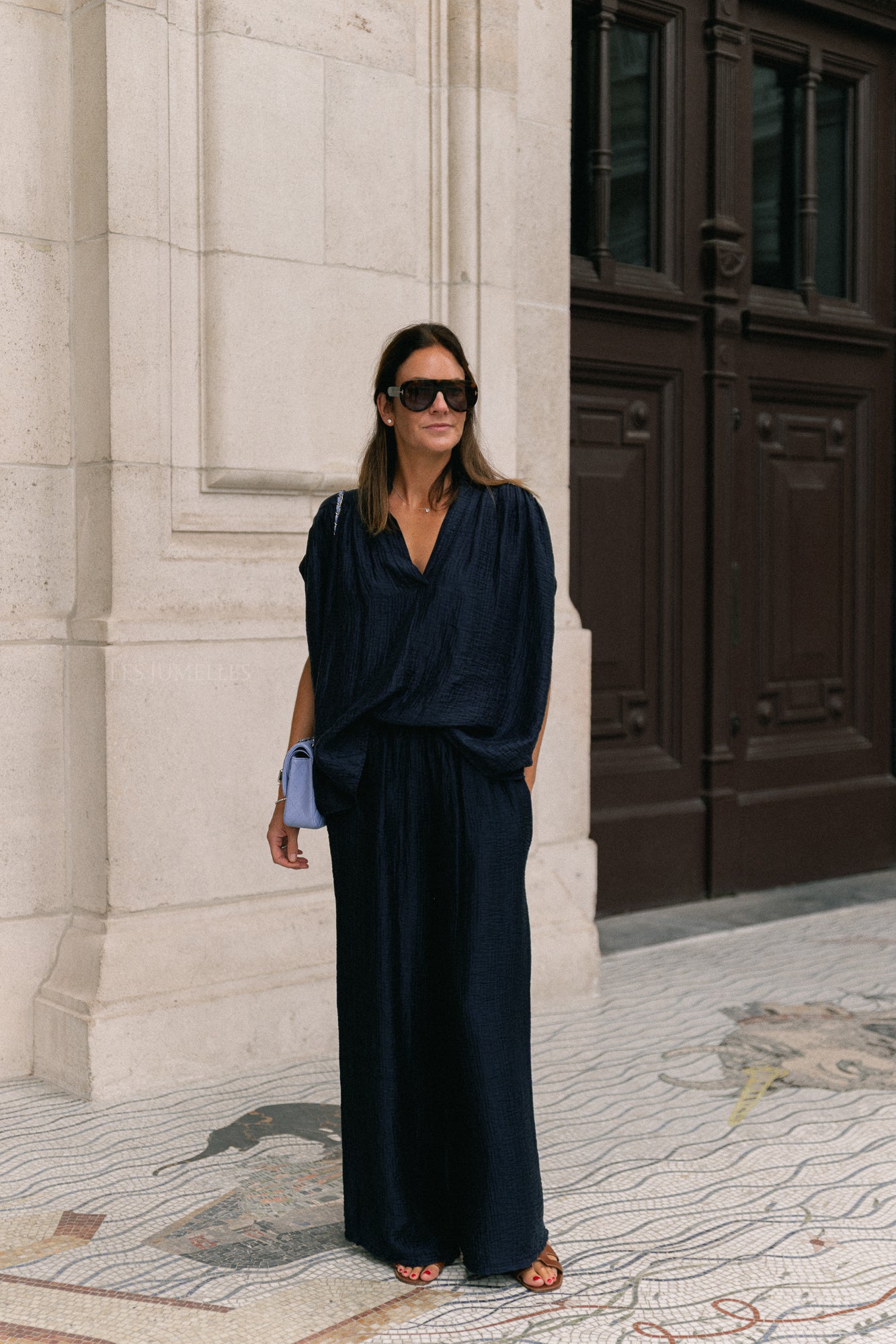 Chemise Celia SS bleu marine