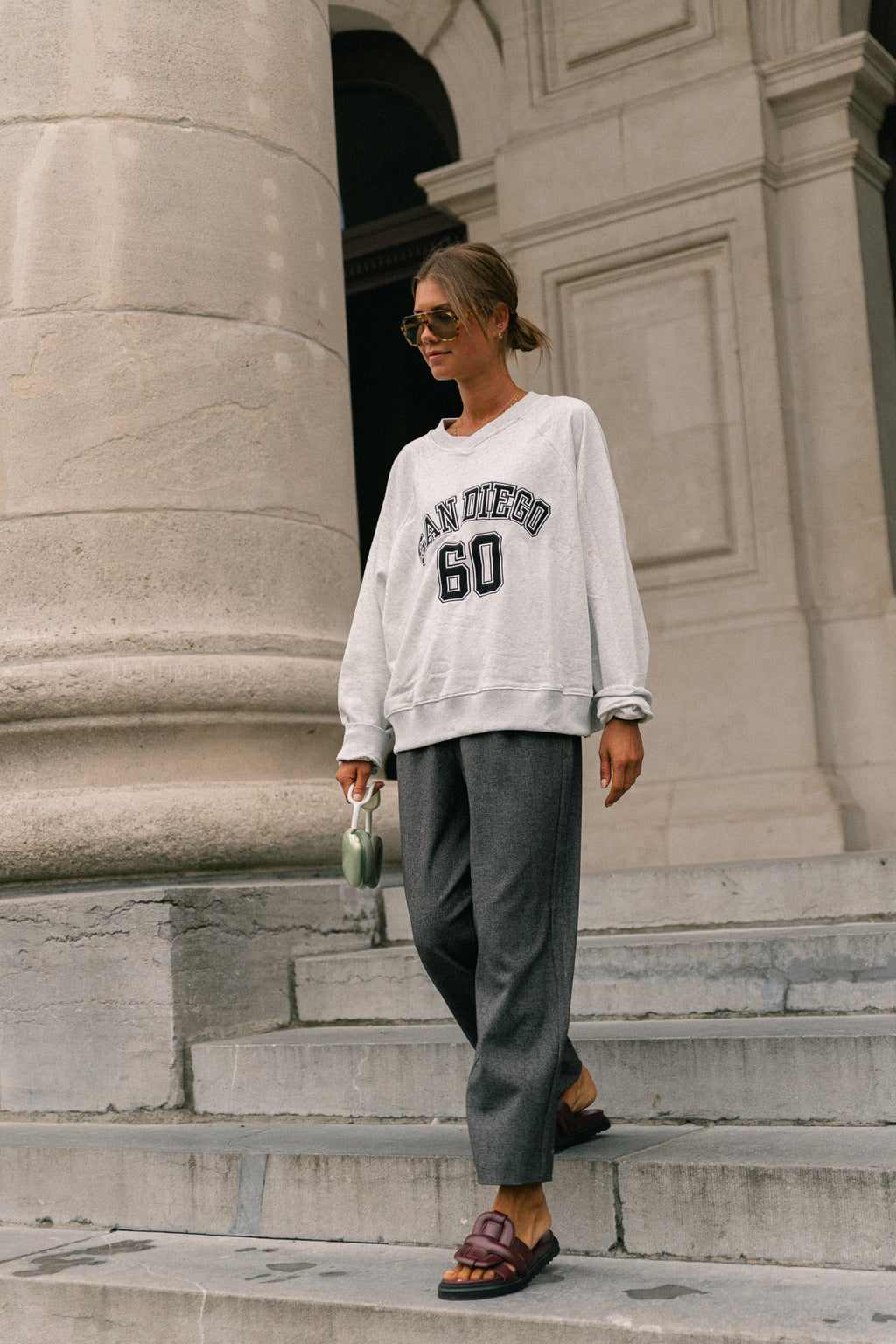 San Diego sweater light grey melange